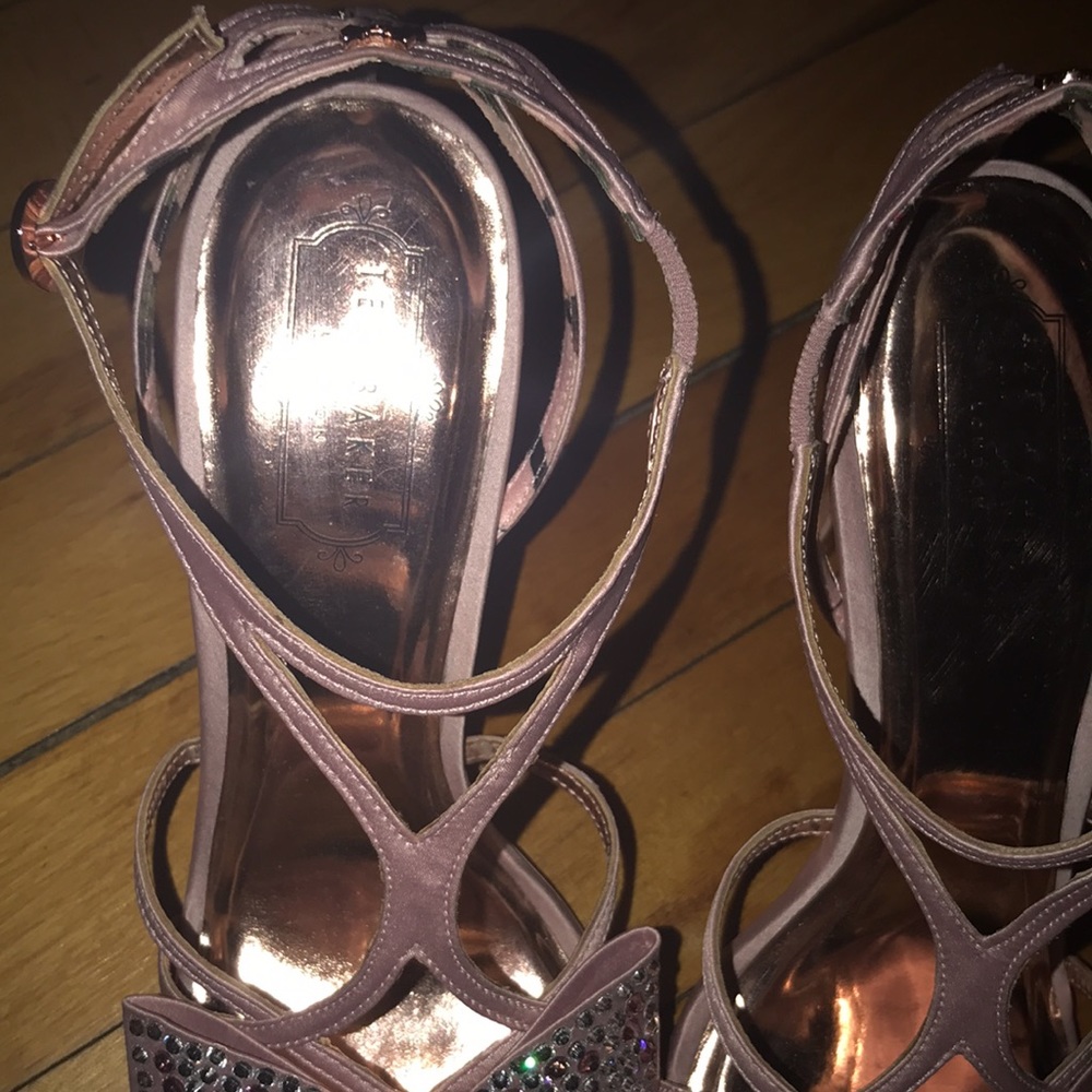 πHPπNWOBπ₯Ted Baker Arayi Crystal Bow Strap Sandal π₯Sz. 9 - Picture 7 of 8